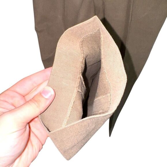 Polo Ralph Lauren Fine Tailoring Tobacco Brown Twill Trousers 36/30 - Picture 6 of 13